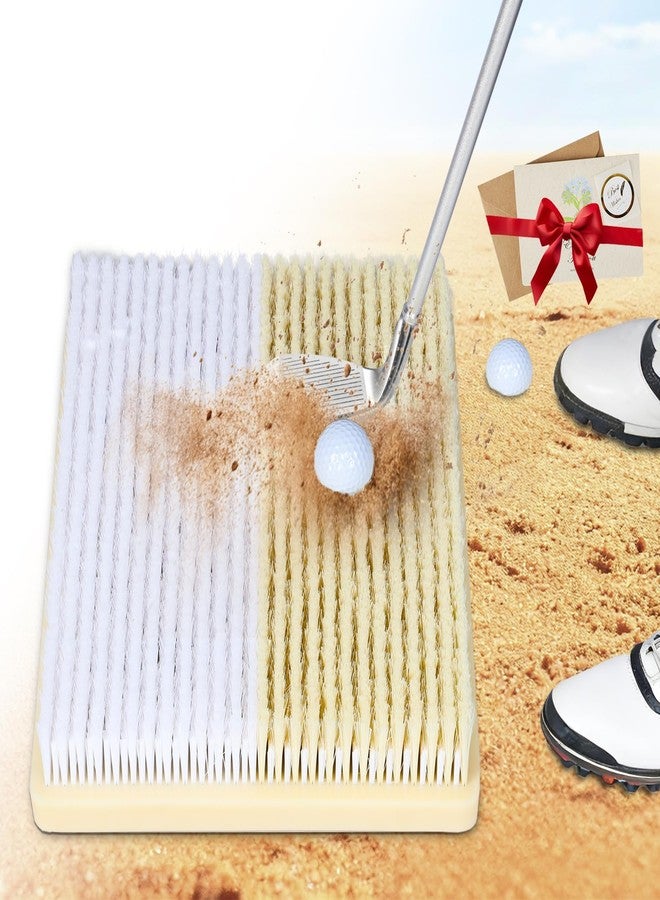 Angooni 15.7" x 11.8" Golf Bunker Mat - Indoor & Outdoor Sand Chipping Mat - Image 1