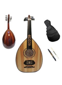 Al-Karz Music Lux Classic Oud includes a padded case and two pyramid picks. 
