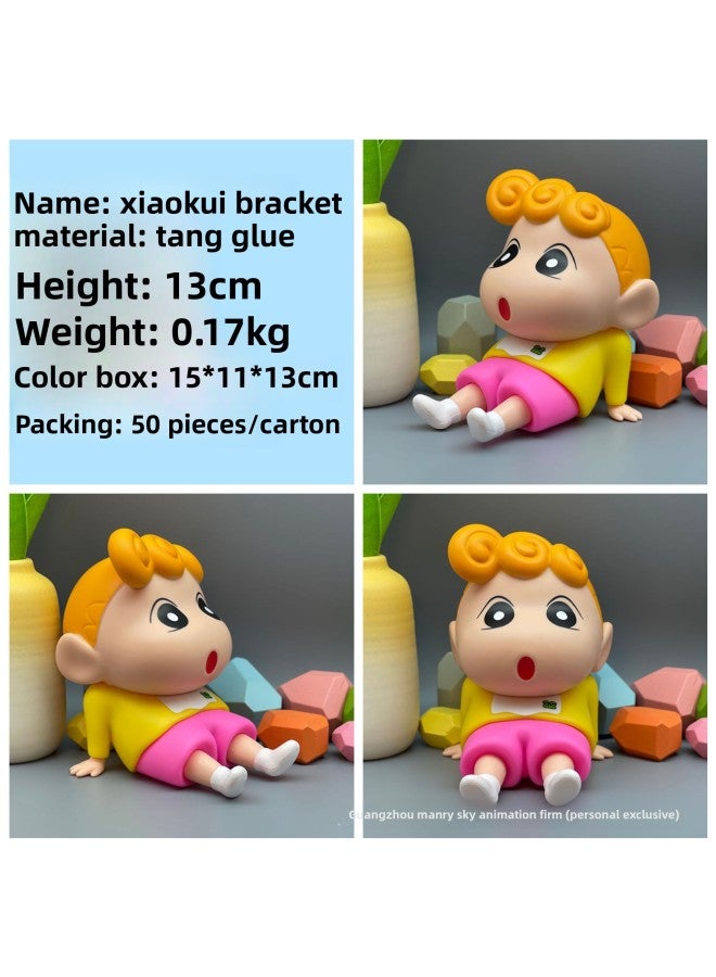 Crayon Xiaoxin Full Series Q Edition Lotus Buddha Jigong Animation Hand-made Model Desktop Ornaments Car Central Control Doll 