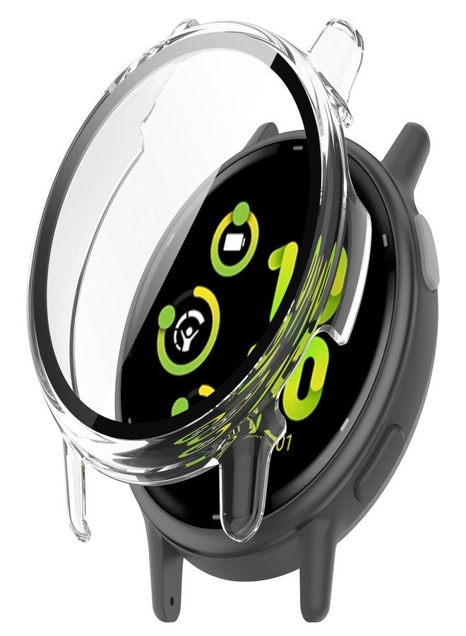 FanTEK Compatible for Garmin Vivoactive 5 Watch Case for Women Men, Scratch Resistant Shock Absorbing Case, Clear - Image 1