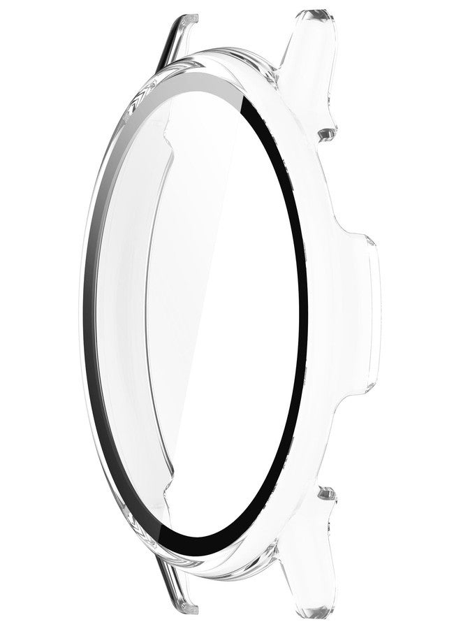 FanTEK Compatible for Garmin Vivoactive 5 Watch Case for Women Men, Scratch Resistant Shock Absorbing Case, Clear - Image 4