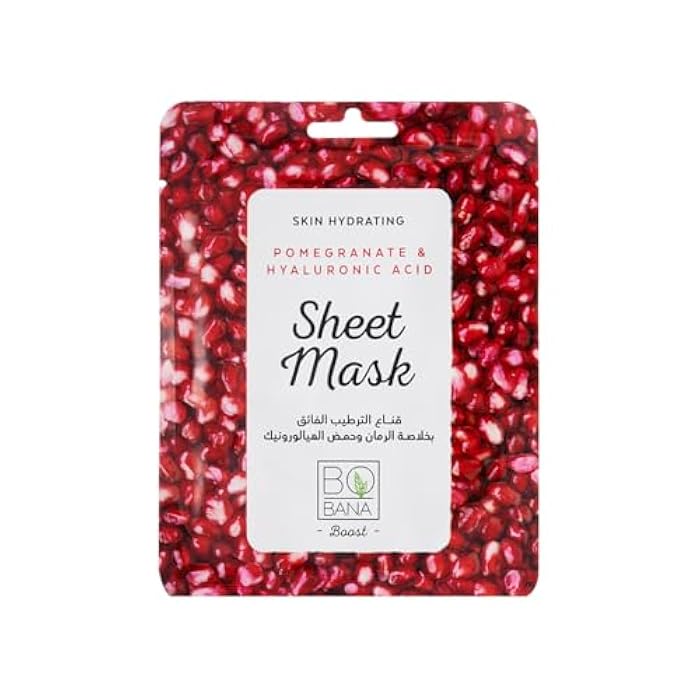 Bobana pomegranate sheet mask