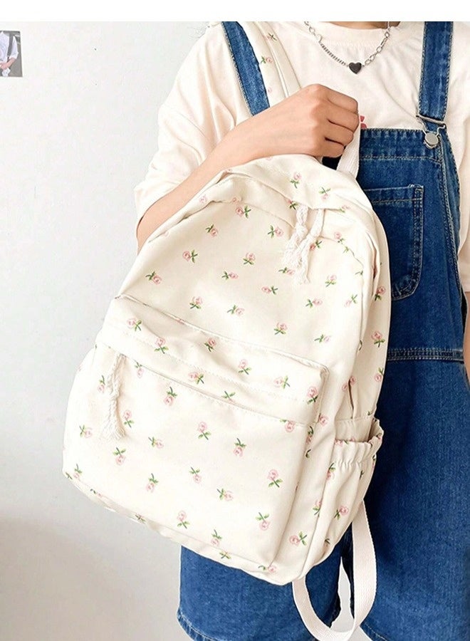 شيبشيب حقيبة ظهر مدرسية مضادة للماء للفتيات والنساء، حقيبة كتب للمرحلة الثانوية، حقيبة ظهر لطيفة وخفيفة للمرحلة المتوسطة والأطفال - Image 5