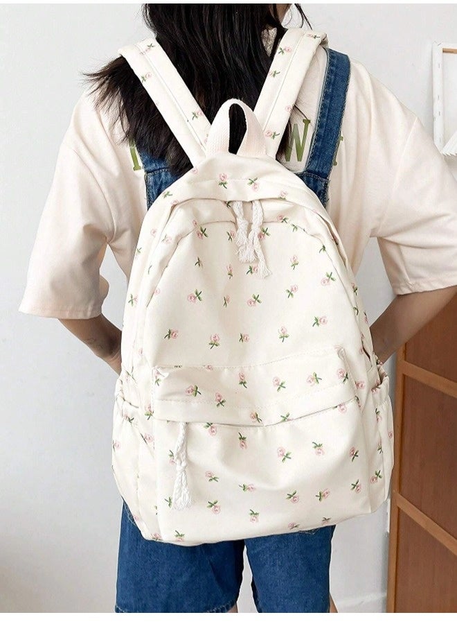 شيبشيب حقيبة ظهر مدرسية مضادة للماء للفتيات والنساء، حقيبة كتب للمرحلة الثانوية، حقيبة ظهر لطيفة وخفيفة للمرحلة المتوسطة والأطفال - Image 4