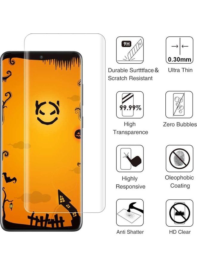 ICS 3-Piece Tempered Glass Screen And Camera Lens Protector For Samsung Galaxy S20 Clear - Image 2