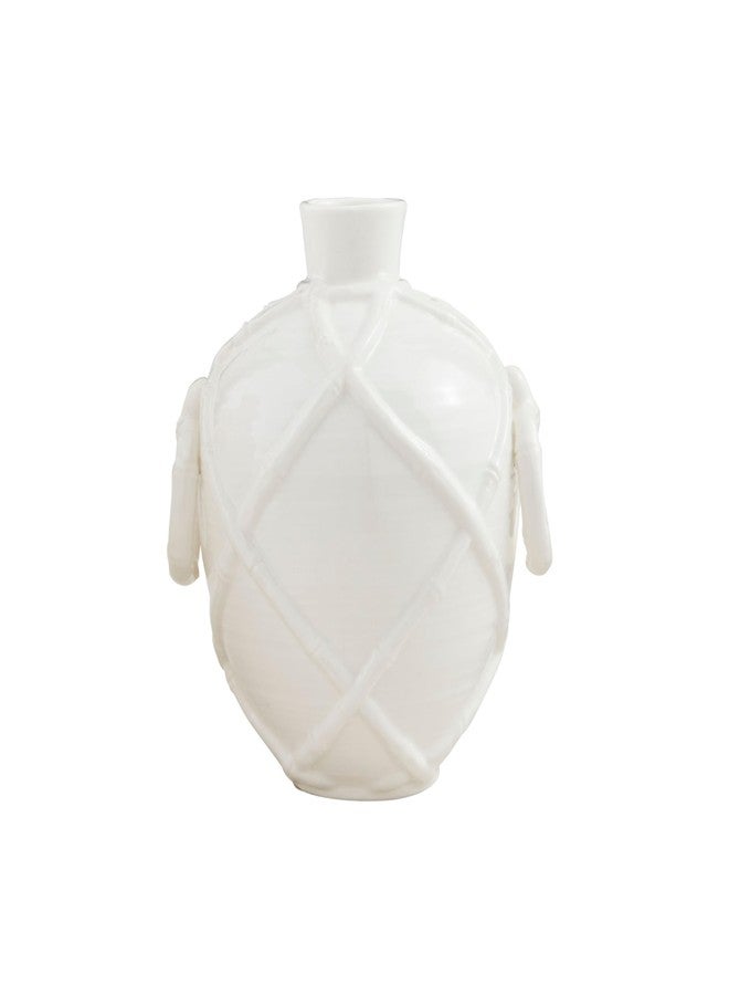 مد باي مزهرية بمقبض من الخيزران من مود باي، صغيرة، 7.5 بوصة × 5.25 بوصة - Image 1