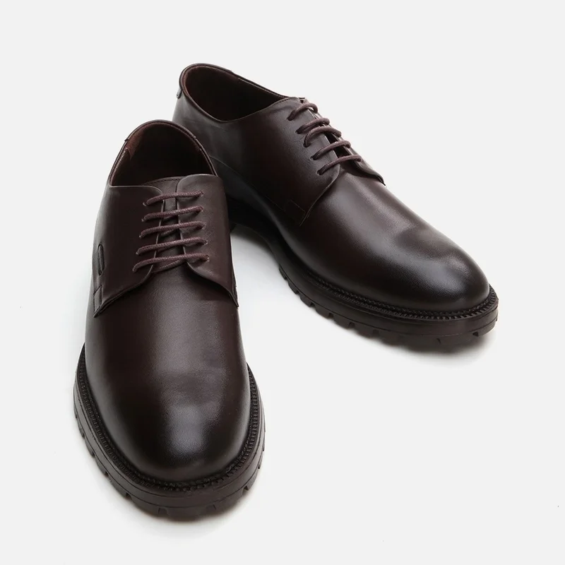 Hotiç 02AYH296010A480 GENUINE Leather Brown Men's Casual Shoes