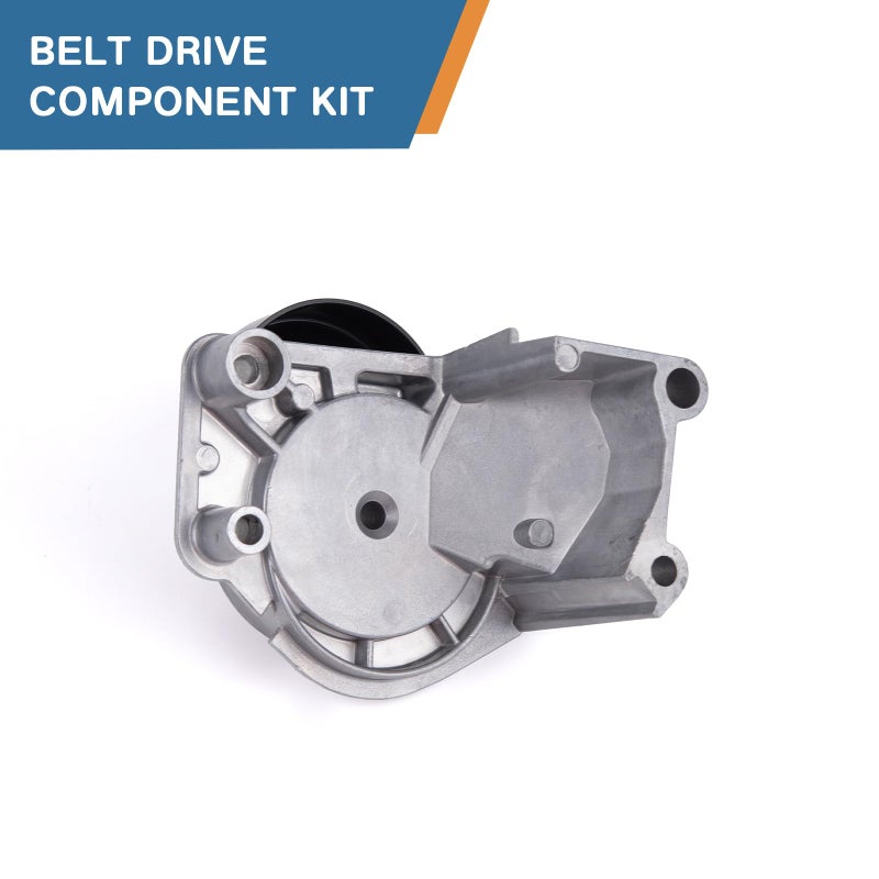 Baxzl Serpentine Belt Tensioner Pulley with Idler Pulley Kit for Toyota Tundra 4Runner Sequoia Land Cruiser for Lexus LX470 GX470 LS430 GS430 GS400 SC400 1998-2009 4.0L 4.3L 4.7L V8 Replaces 90K-38488 - Image 5