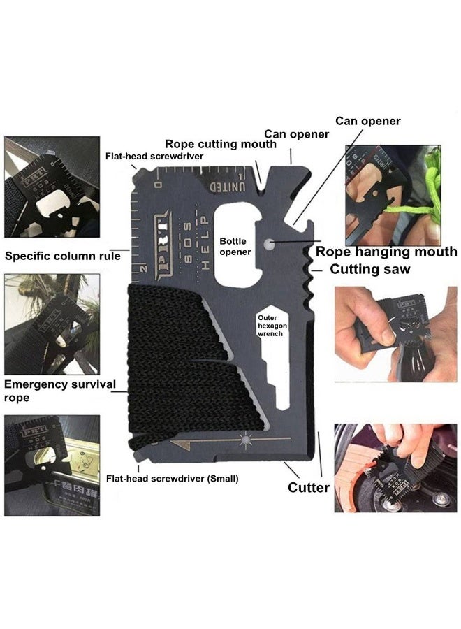 BlueFire Professional 39-in-1 Tactical Survival Kit & First Aid Kit with Molle Bag | Includes Emergency Tent, Water Filter Straw, Multi-Tool Axe Hammer, Trauma Gear for Outdoor Camping, Hiking, Hunting & EDC | Ultimate Gift for Men & Dad - Image 5