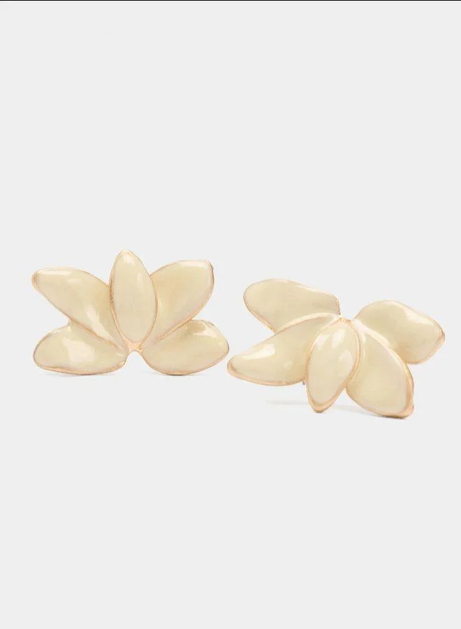 بارفوا الأقراط بنصف زهرة