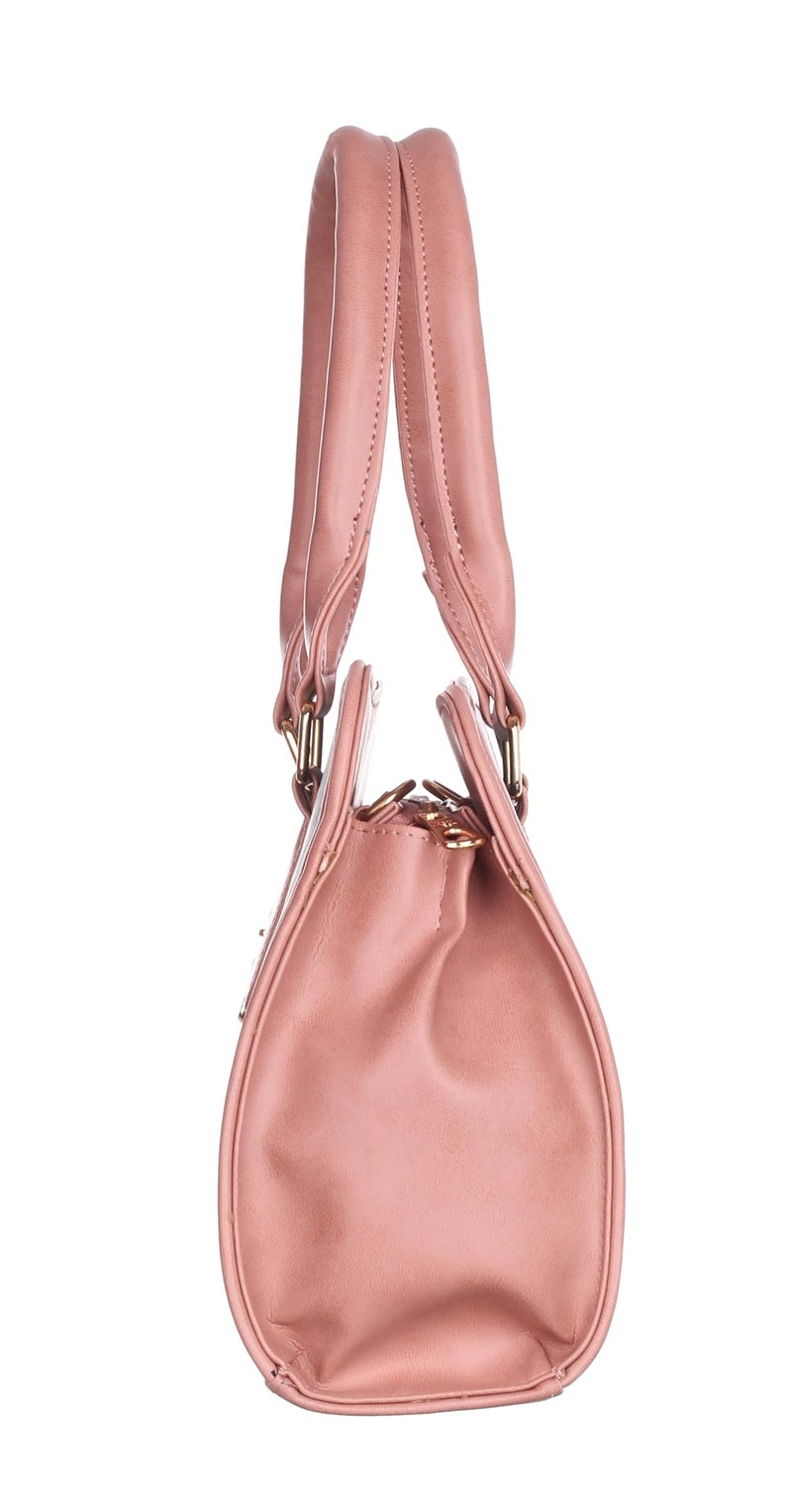 Keywest Women's Laurent Satchel Tote Handbag for Women | Ladies purse | Stylish Shoulder Bag | Gift For Woman | Blue || Pink - Image 3