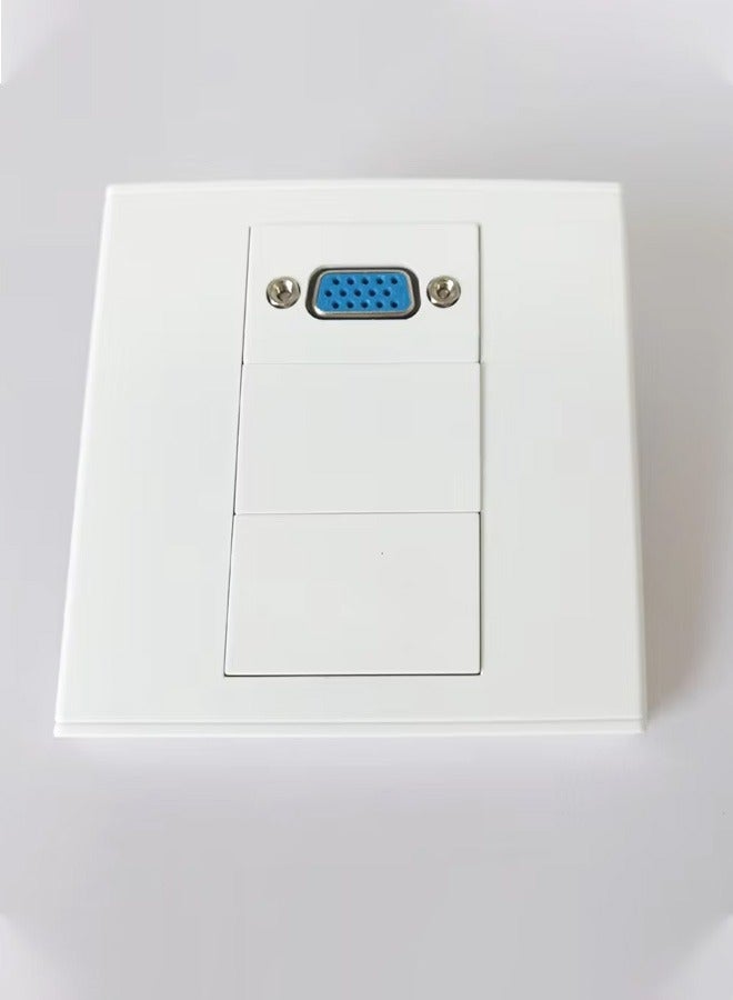 VGA Wall Socket Wall Panel JBFP20-White
