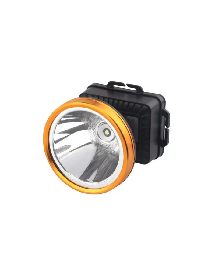 Generic Decorative Lighting/headlamp Headset Flashlight/headlamp Headset Flashlight-Color:7601 (plastic Cup) 80W Single Power 8CM Strong Light 4-6 Hours  - Image 1