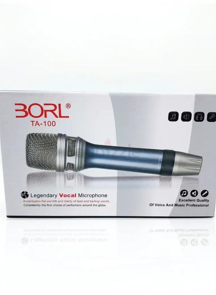 Borl TA-100 Wireless Handheld Dynamic Vocal Microphone for Singing and Karaoke - Image 1