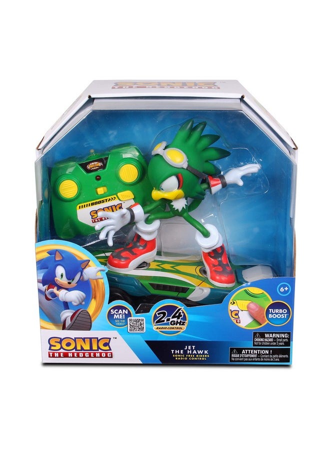 Nkok NKOK Sonic Free Rider R/C Skateboard - Jet, The Hawk; Full Function 2.4 GHz Radio Control with Turbo Boost; Cool Tricks and Stunts; Ages 6+  - Image 4