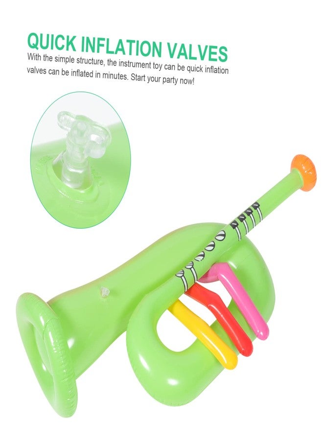 SUPVOX 3pcs Inflatable Musical Instrument Education Toys The Inflatables Guitar Tool Music Instruments Party Props Blow up Instruments Music Party Decoration Children Supply Kids Supplies - Image 5