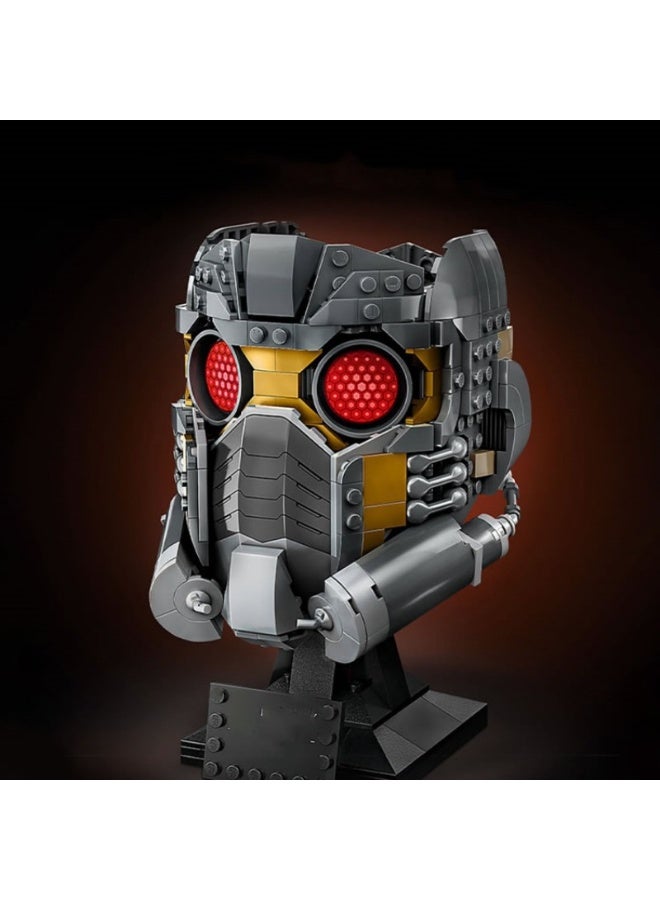 general Star Jue mask helmet Model Assembled Small Particle building block toy Assembled Game gift for family and friends - Image 3