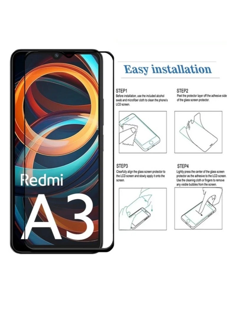 Tempered Glass Screen Protector For Xiaomi Redmi A3 - Image 5