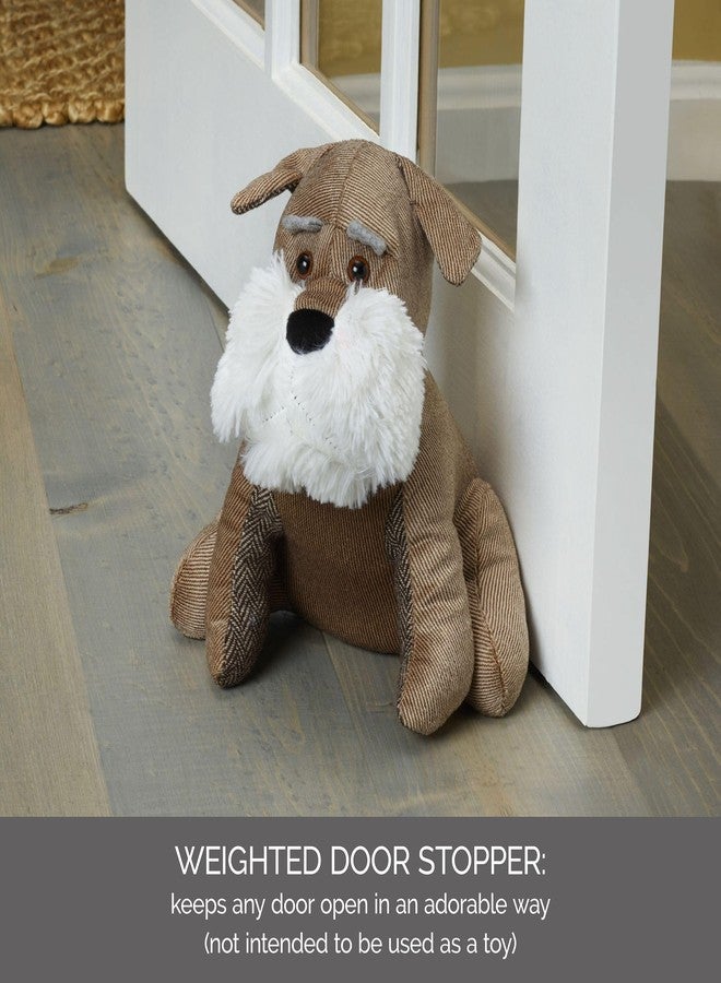 Elements Weighted Fabric Scottie Dog Door Stopper, 5.9x5.9x8.66 Inch - Image 4