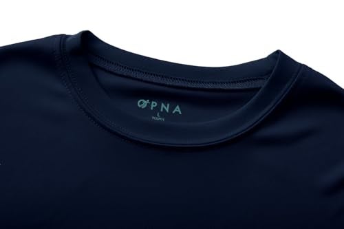 Opna تي شيرتات رياضية دري فيت للشباب الأولاد والبنات - مقاسات الشباب والمراهقين - كحلي - M - Image 5