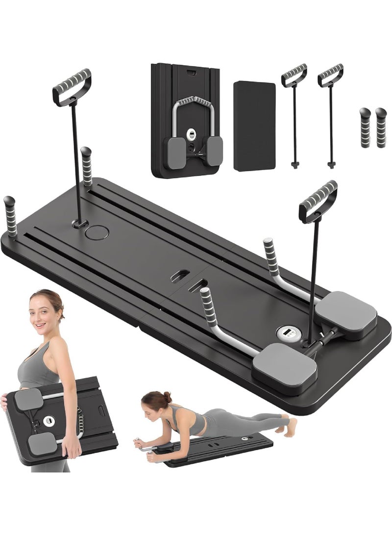 Rock Pow Pilates Board,Pilates Reformer Set,Multifunctional Abdominal Board,Foldable Pilates Reformer Board,Ab Ab Core Trainer Machine - Image 1