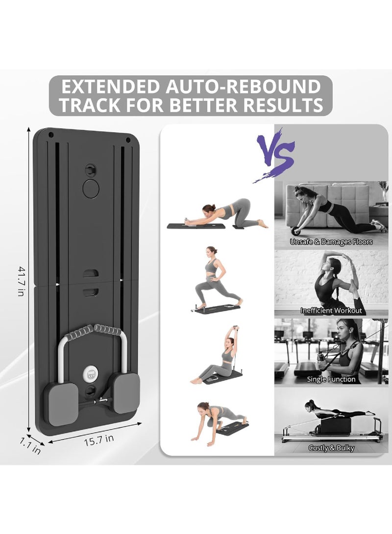 Rock Pow Pilates Board,Pilates Reformer Set,Multifunctional Abdominal Board,Foldable Pilates Reformer Board,Ab Ab Core Trainer Machine - Image 3