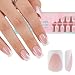 Misssix Deep French Gel Nail Tips, 160Pcs Short French Tip Press on Nails Square, No Need to File Tips Pre-lasting, Fake Nails for Nail Art DIY 16 Sizes - Image 2