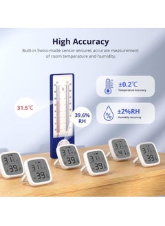 Indoor Temperature Humidity Sensor, Compact And Lightweight Thermometer Hygrometer, Portable Large Display Digital Humididty Meter For Home Office, (1pc, White) - pzsku/ZACD3B03123D8F3CFFCF1Z/45/_/1732959947/5965e18b-8559-483c-b07d-1834c42a2474