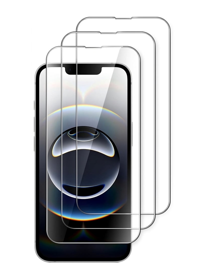بورتوني واقي شاشة iPhone 16e من الزجاج المقوى 9H، عبوة من 3 واقيات شاشة شفافة عالية الدقة لهاتف iPhone 16e مقاس 6.1 بوصة، 2025 - Image 1