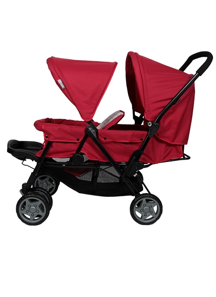 Mamalove Mamalove Twin Stroller Adjustable Seat Complete Lay Down for Babies  - Image 3