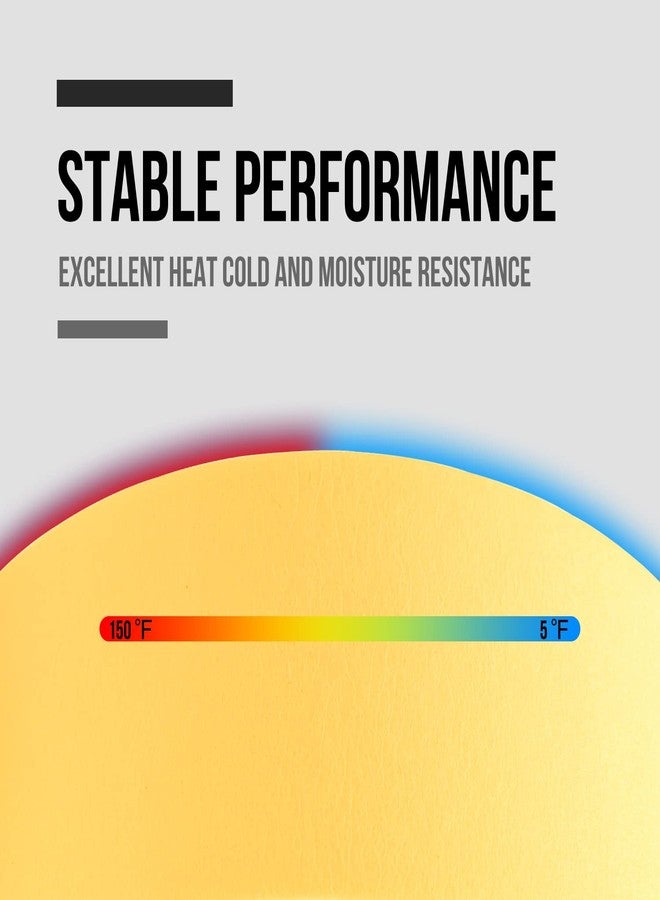 Lichamp شريط لاصق أصفر للسيارات من Lichamp، مقاس 25 مم × 50 متر، للطلاء، وشريط لاصق لهيكل السيارة لتفاصيل السيارة، وأشرطة رسامين صفراء، مقاس 1 بوصة × 55 ياردة × 4 لفات - Image 3