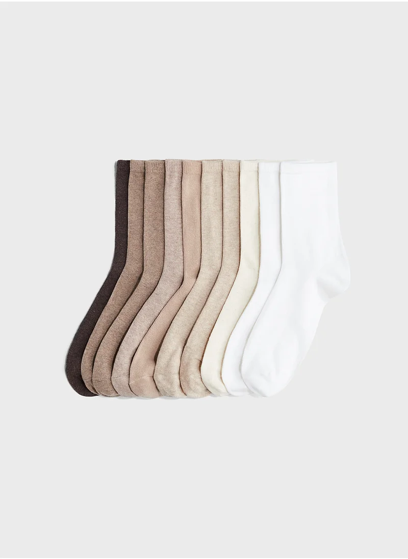 اتش اند ام 10 Pack Crew Socks