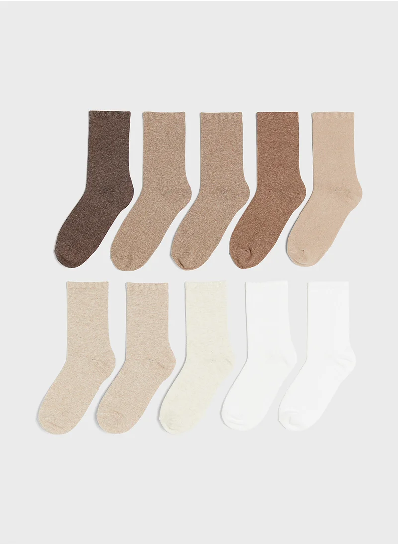 اتش اند ام 10 Pack Crew Socks