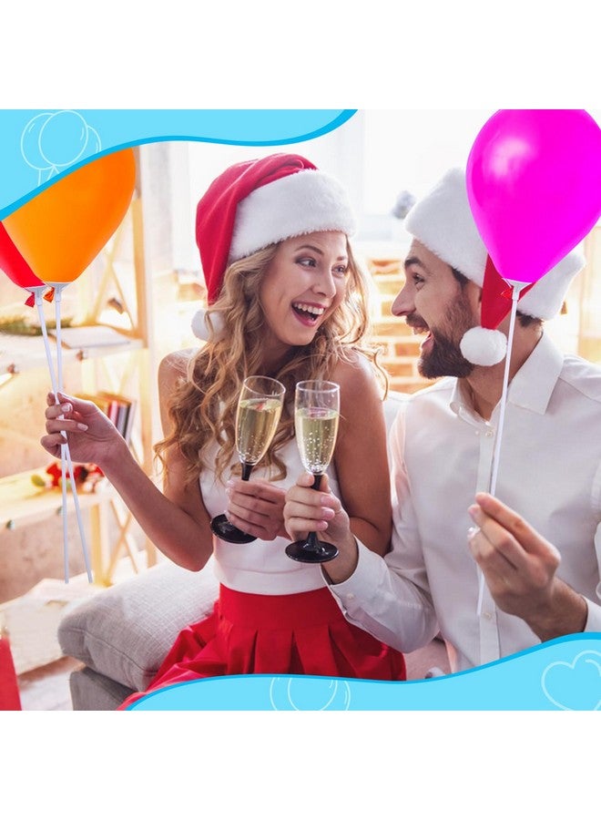 Apoulin Balloon Sticks - 100Pcs Balloon Stick and Cup for Party Wedding  - Image 5
