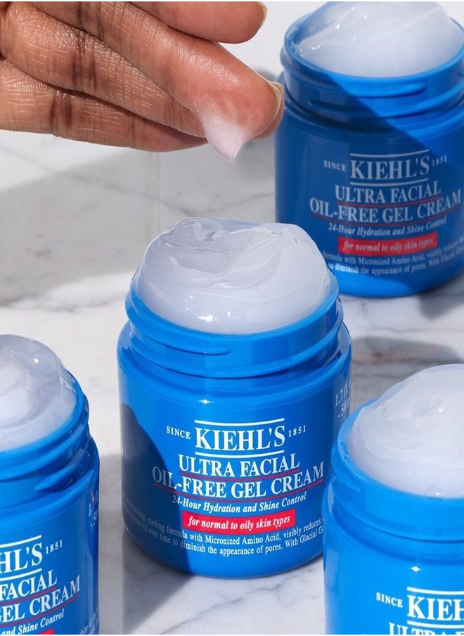 Kiehl's Kiehl’s Ultra Facial Oil-Free Gel Cream – Lightweight Hydrating Gel Moisturizer for Oily & Combination Skin – Shine-Free, Fast-Absorbing Formula – 50ml  - Image 4