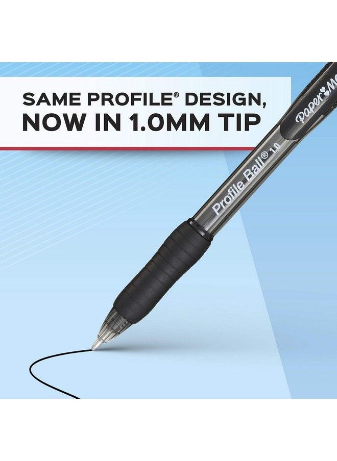 Paper Mate Ballpoint Pen Profile Retractable Pen Medium Point (1.0Mm) Black 36 Count  - Image 3