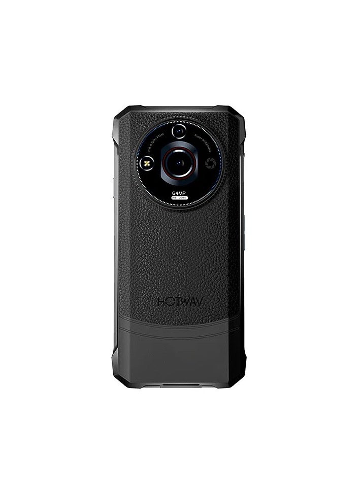HOTWAV T7 Pro Rugged Smartphone 6.6” FHD+ 2K 6280mAh 12(6+6)GB 256GB Mobile Phone 64MP Android 13 Cellphone, Elegant Black - Image 1