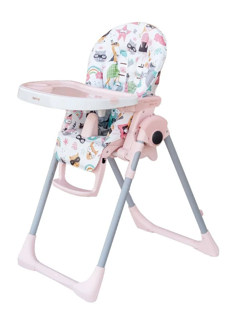 Peg Perego Prima Pappa Follow Me Highchair For Kids, Suitable From 0 Months To 3 Years-Super Girl