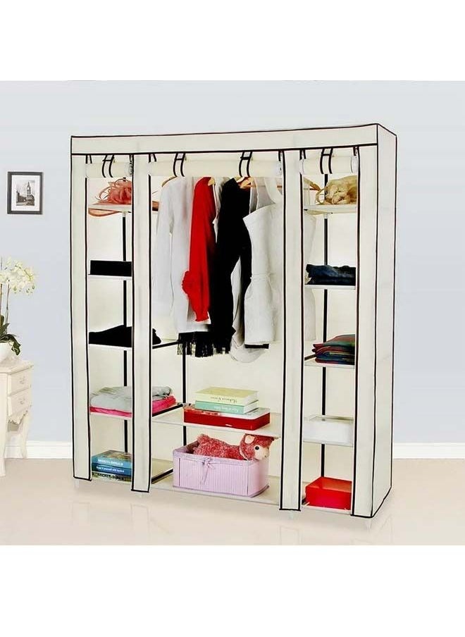 Cady One Beige fabric wardrobe and luggage organizer  - Image 2