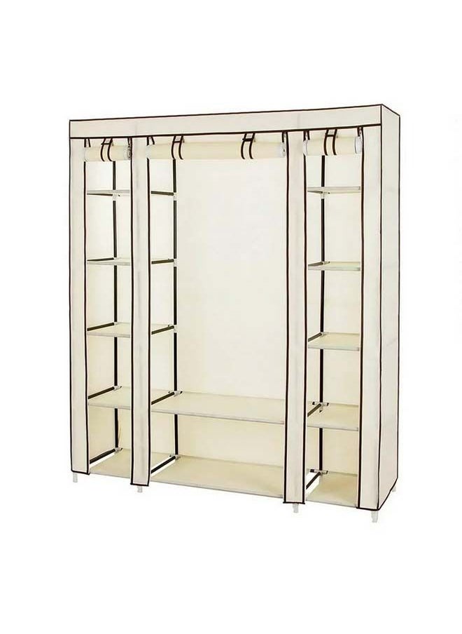 Cady One Beige fabric wardrobe and luggage organizer  - Image 1