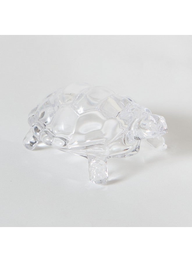 Home Box Vega Glass Tortoise Accent 11 x 4.8 x 7.8 cm - Image 5