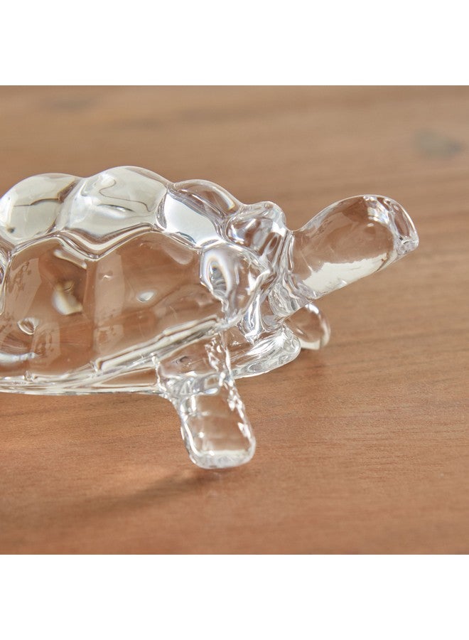 Home Box Vega Glass Tortoise Accent 11 x 4.8 x 7.8 cm - Image 3