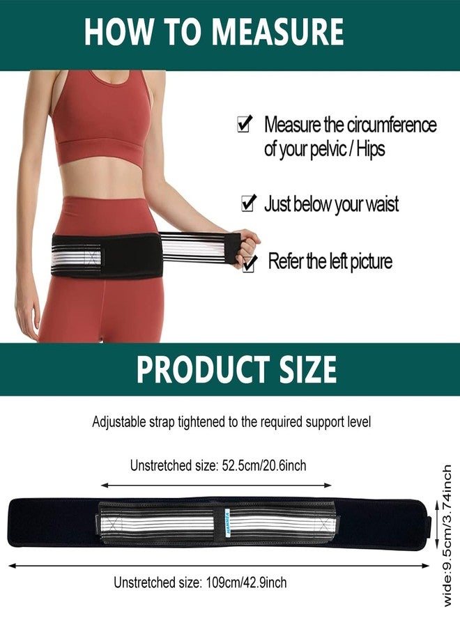 HANNEA® Belt for Back Pain Relief Woman Sciatica Belt Men Women Joint Hip Belt Lower Back Pain Relief Belts Adjustable Back Support Belts Sciatica Pelvis Lumbar Hip Pain Relief - Image 2