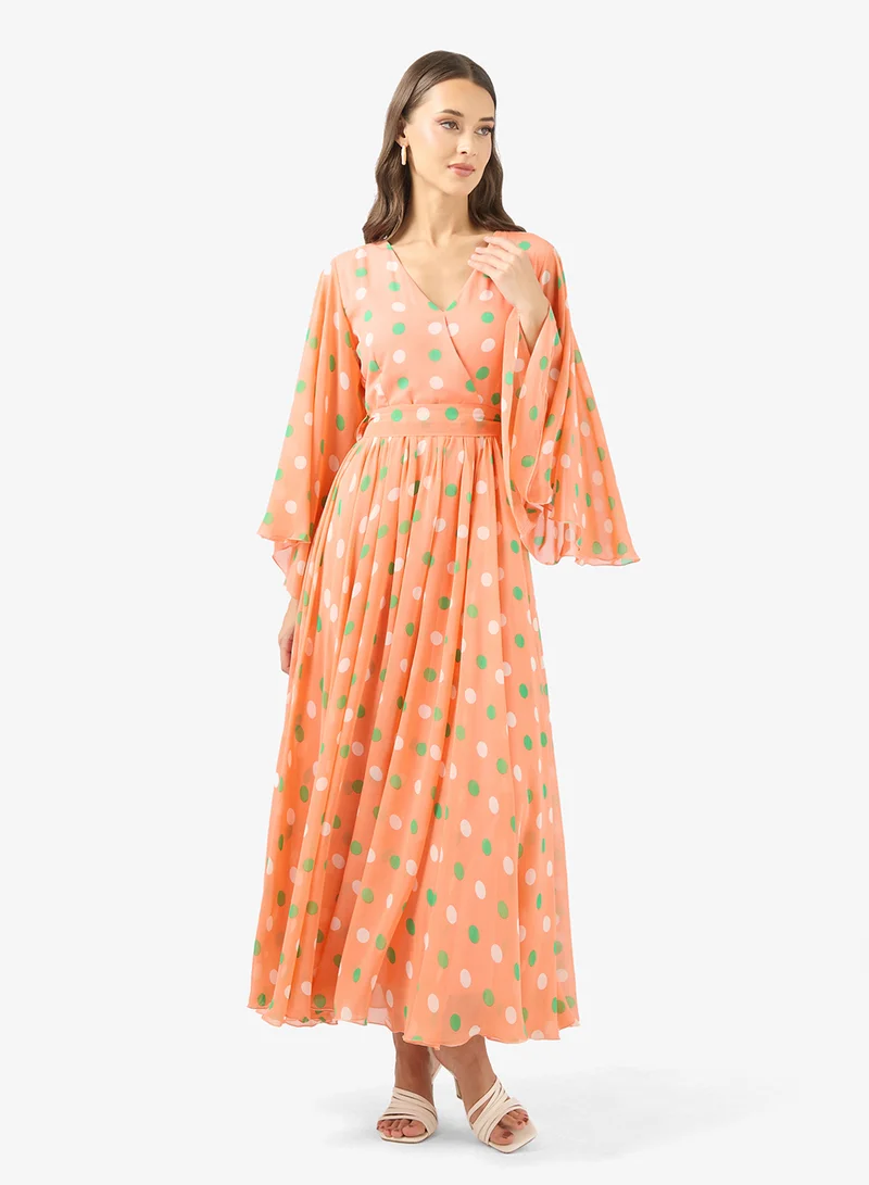 Polka Dots Midi Dress