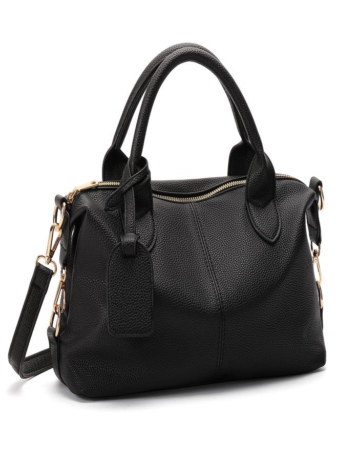 FALAN MULE Tote Bag for Women Vegan Leather Handbag with Top Handle Large Capacity Satchel Purse - Image 1
