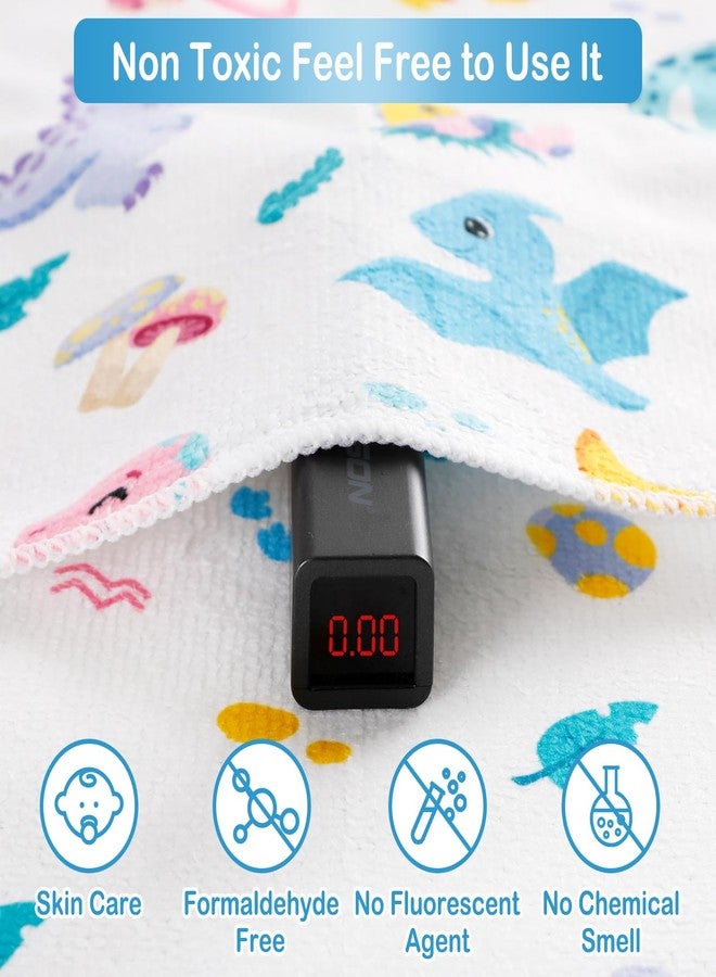 softan Baby Washcloths, 24Pack Baby Wash Cloths Extra Soft & Ultra Absorbent, Baby Towels and Washcloths Face Towels for Unisex Boys Girls Body, Washclothes Gentle on Sensitive Skin, 9x9 Purple Dinosaur - Image 4