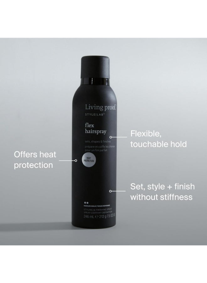 Living Proof Flexible Hold Hairspray for All-Day Style - Provides a Brushable, Natural Hold that Resists Humidity without Stiffness (246 ml) - Image 5