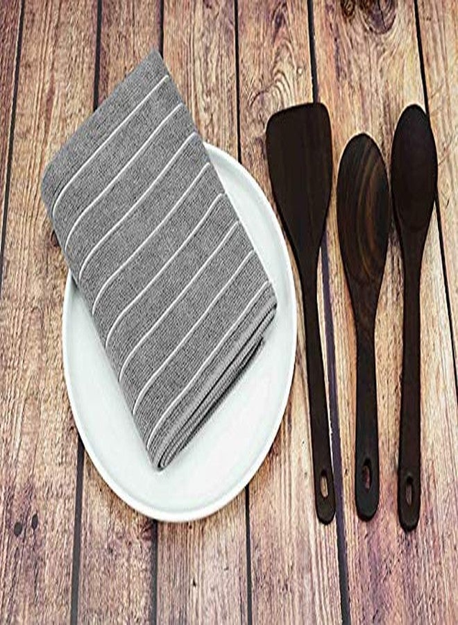 Simpli-Magic 79291 Microfiber Kitchen Towels, Grey/White, 15"x25", 12 Pack - Image 5