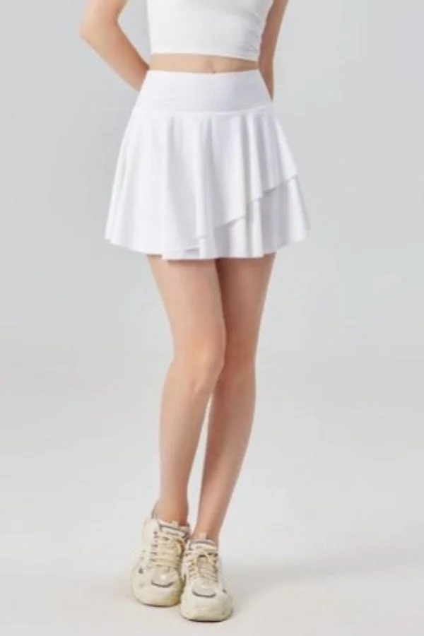 اس في ال Cecilia Padel & Tennis Skirt with Built-in Shorts