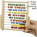 MAGIKON Wooden Counting Number Frame 10 Rows Abacus for Learning Math 8Inch - Image 4